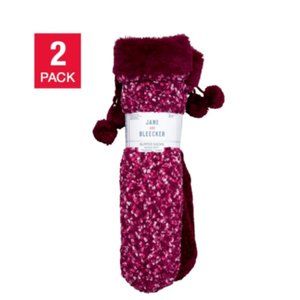 Jane and Bleecker Ladies Super Soft Socks 2 Pairs